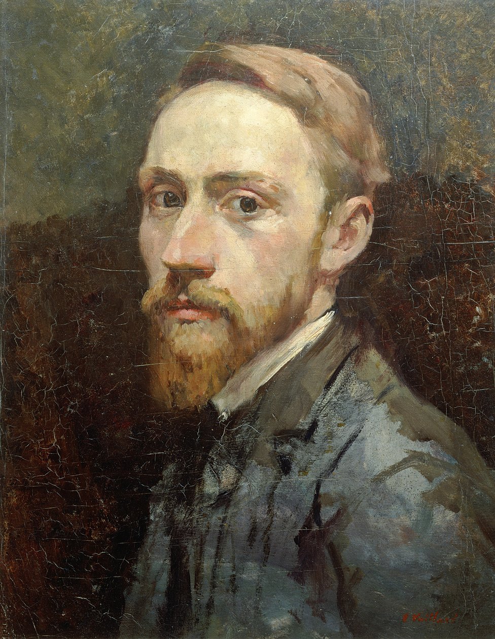 Selvportrett, ca. 1889-90 av Edouard Vuillard