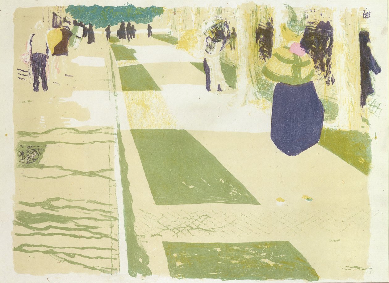 The Avenue, 189899 av Edouard Vuillard