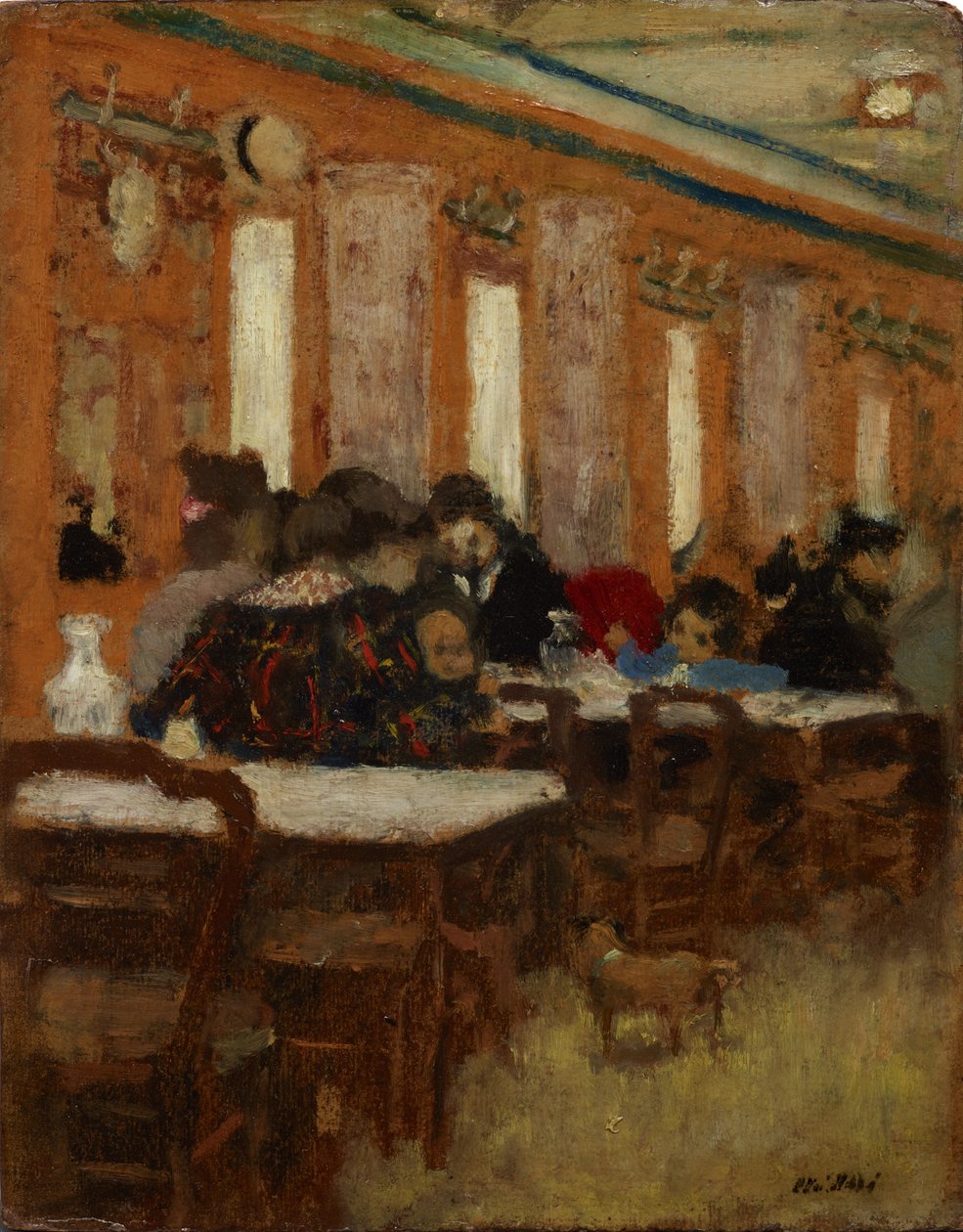 Den lille restauranten av Edouard Vuillard