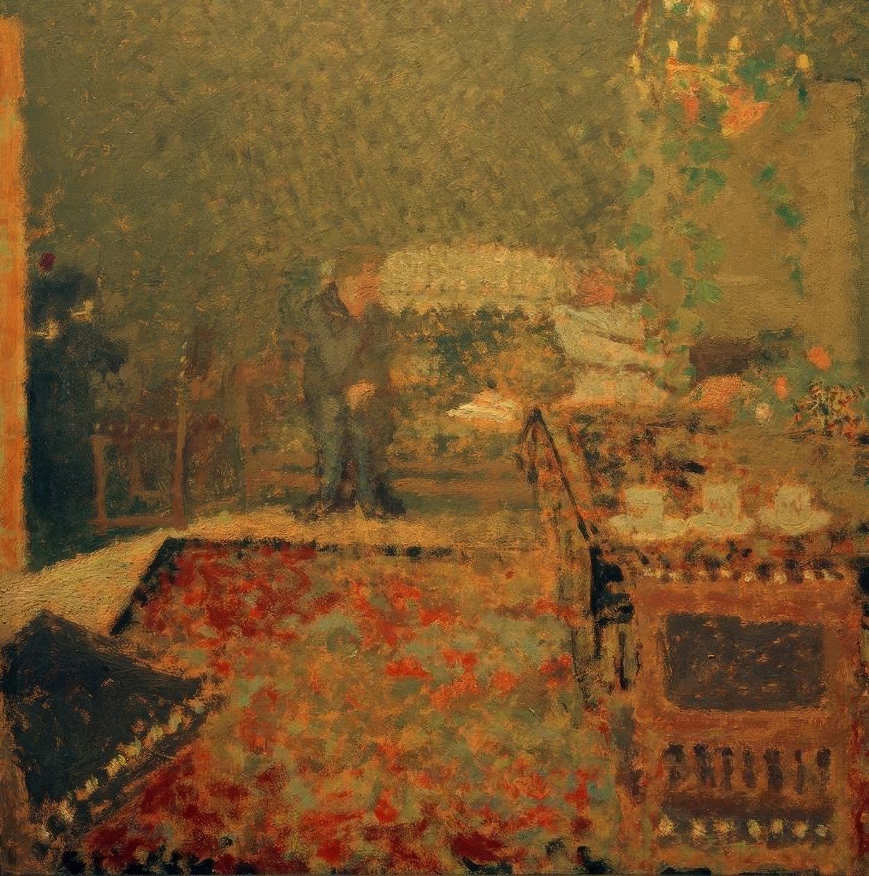 Vallottons salong i La Naz, Romanel av Edouard Vuillard