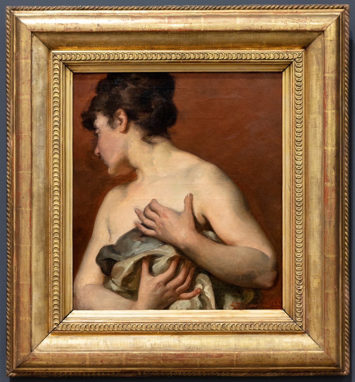 Nakenstudie av Edouard Agneessens