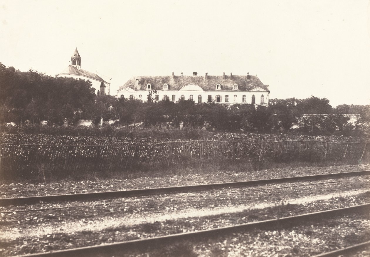 Gard Abbey nær Abbeville, ca. 1855. av Édouard Baldus