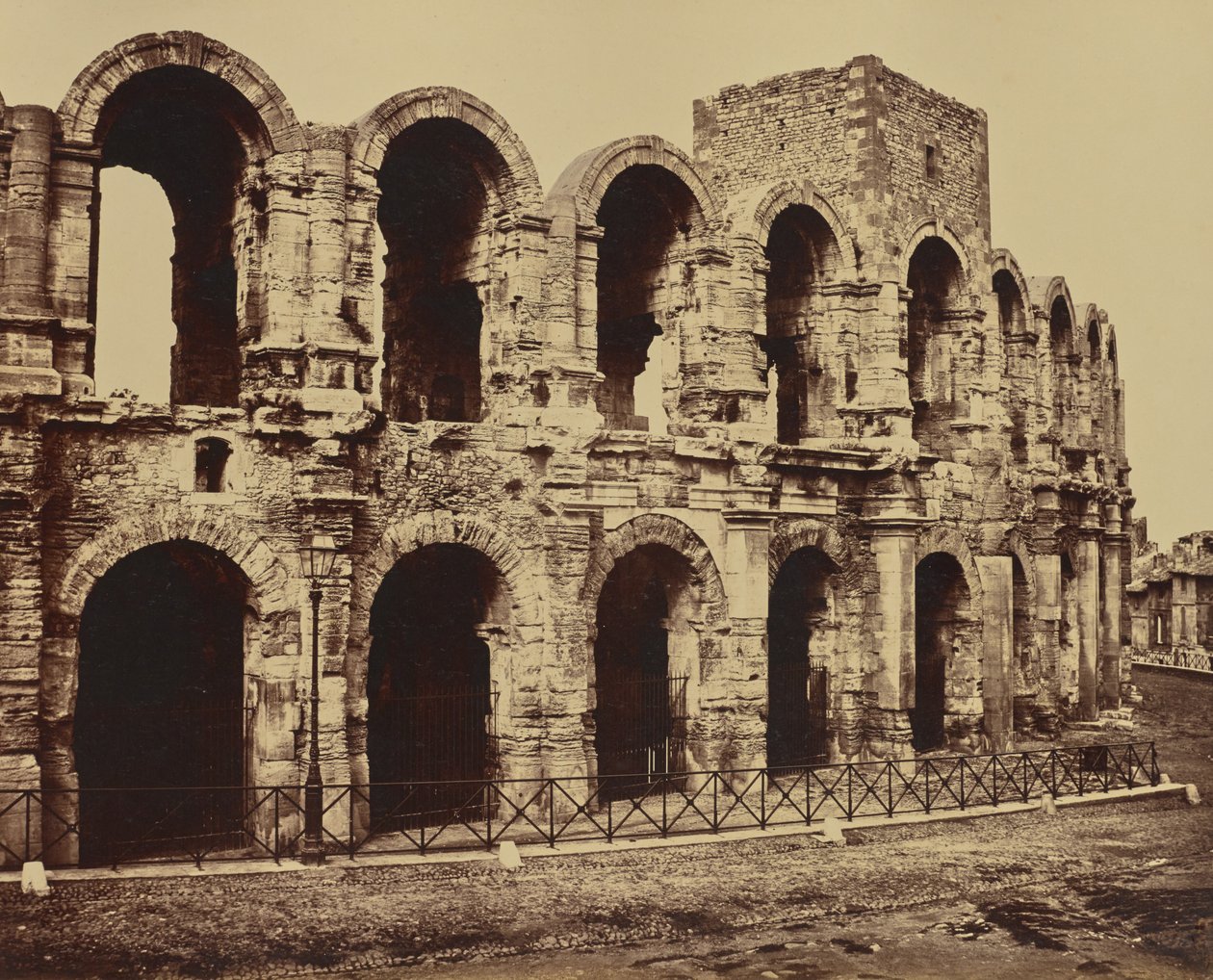 Arles. Amfiteater av Édouard Baldus