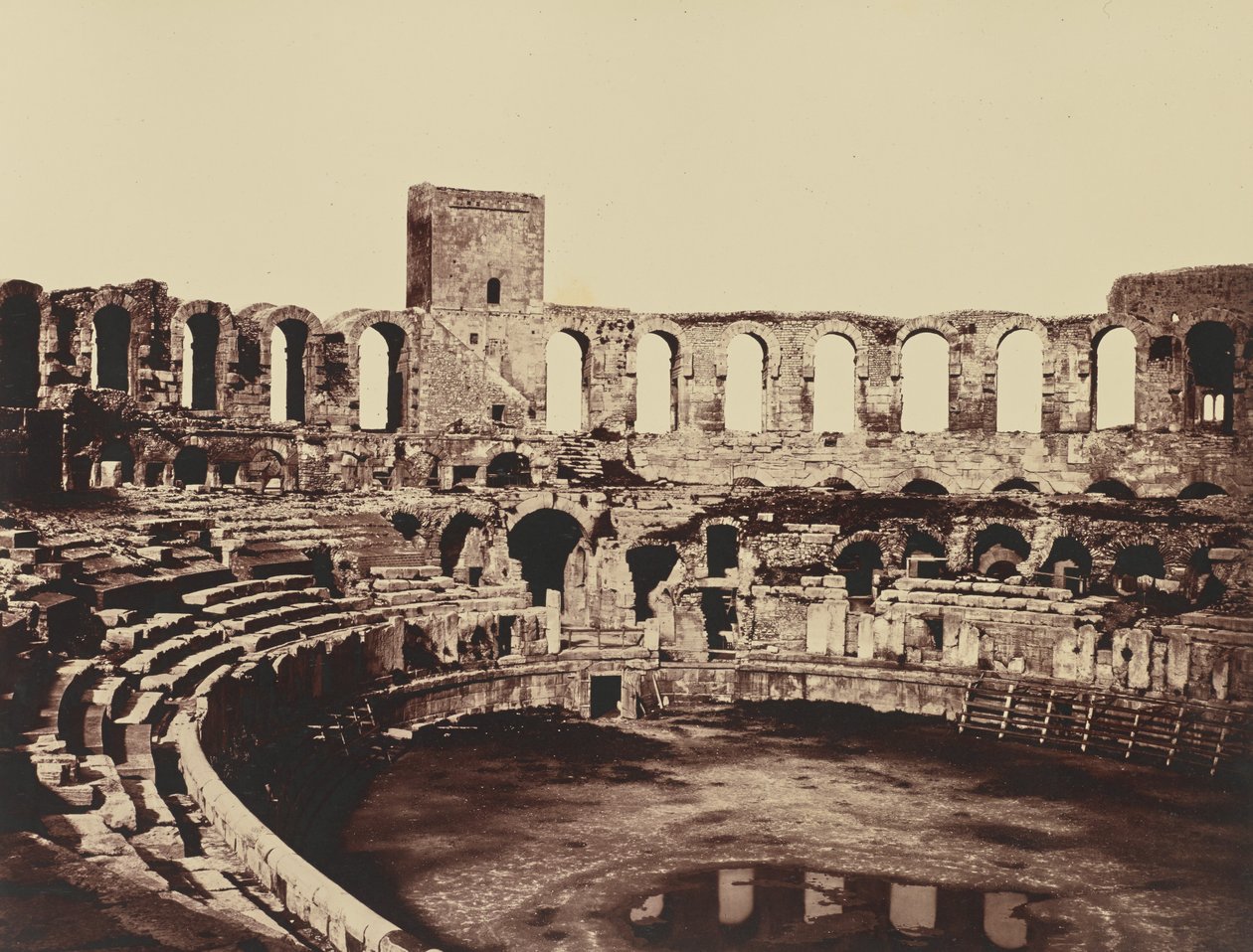 Arles. Amfiteater av Édouard Baldus