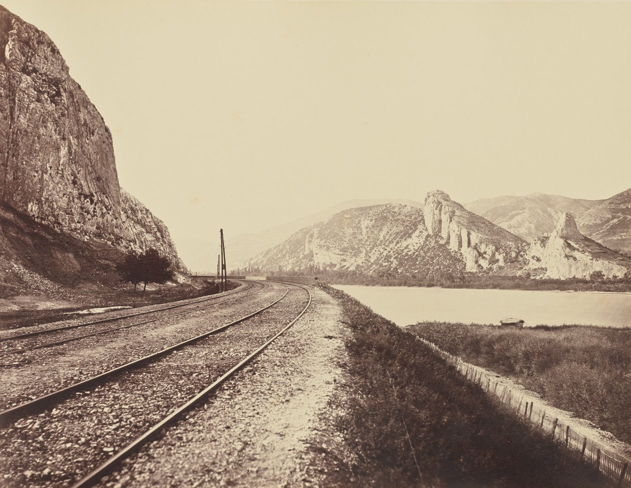 Inngang til Donzère-passet av Édouard Baldus