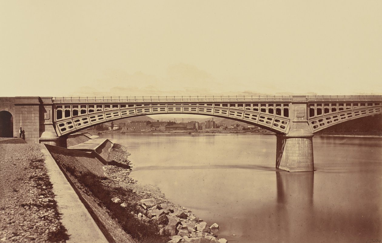 Givors. Viadukt av Édouard Baldus