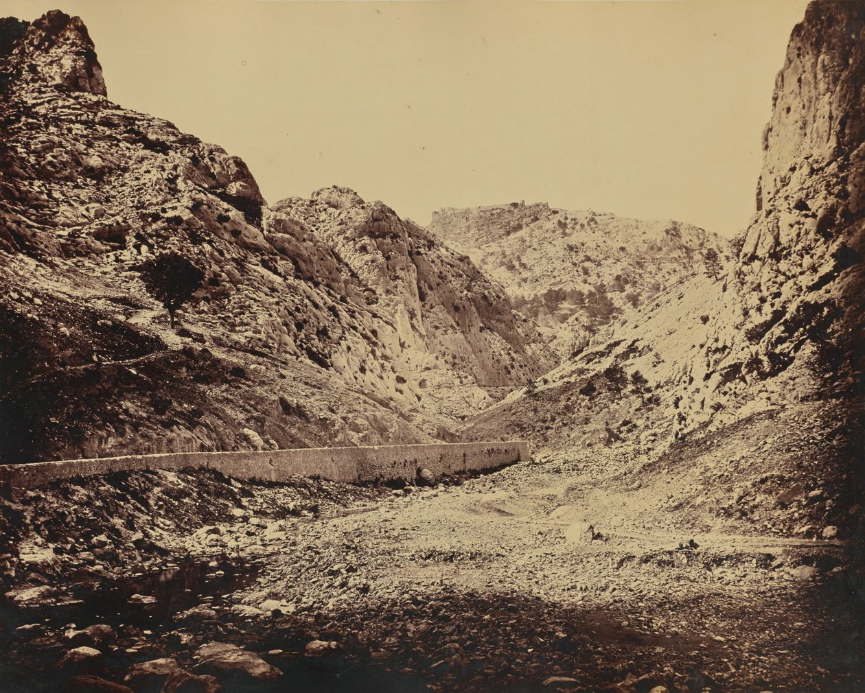 Kløftene ved Ollioules av Édouard Baldus