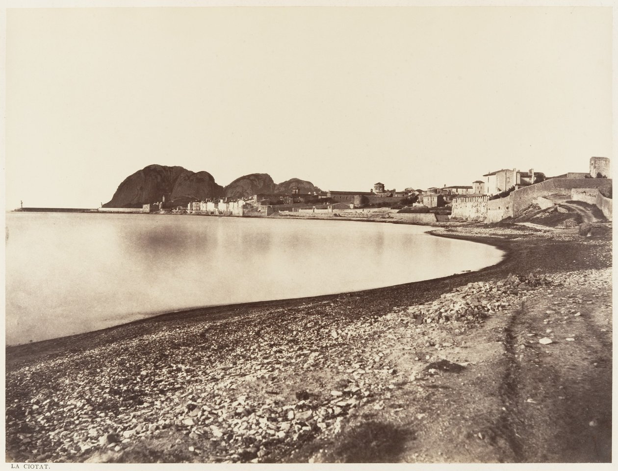 La Ciotat av Édouard Baldus