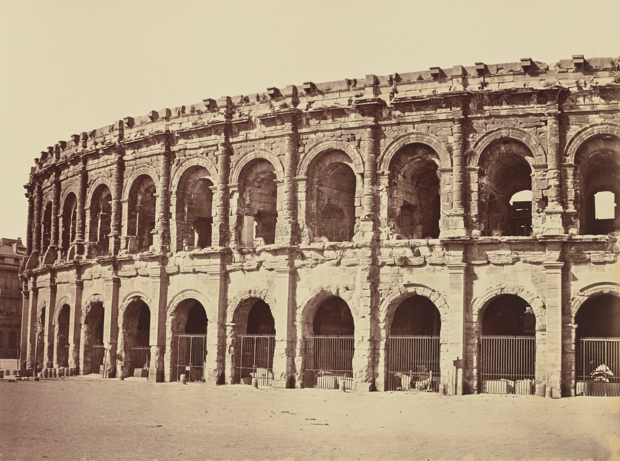 Nîmes. Amfiteater av Édouard Baldus