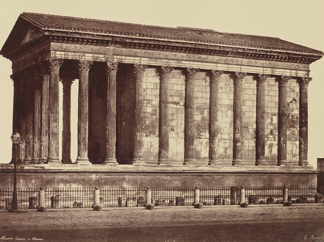 Nîmes. Maison Carrée av Édouard Baldus