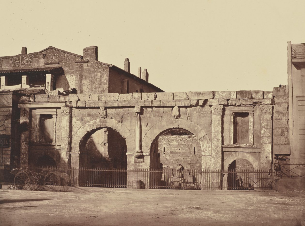 Nîmes. Augustusporten av Édouard Baldus