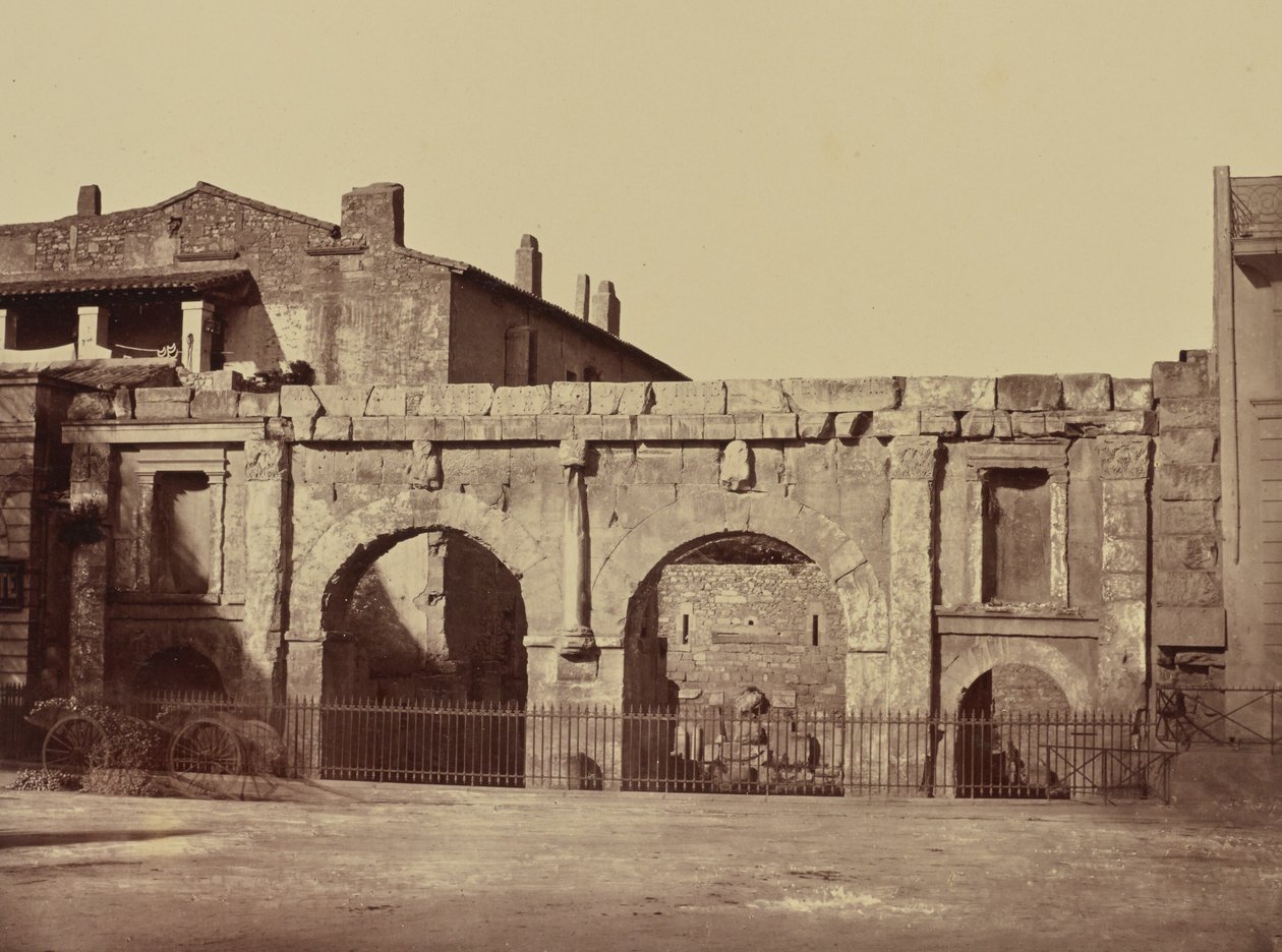 Nîmes. Augustusporten av Édouard Baldus