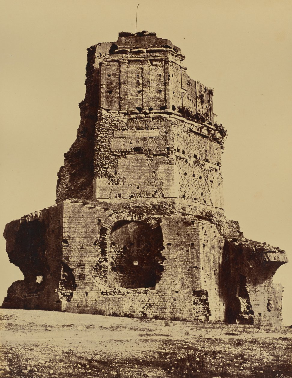 Nîmes. Tour Magne av Édouard Baldus