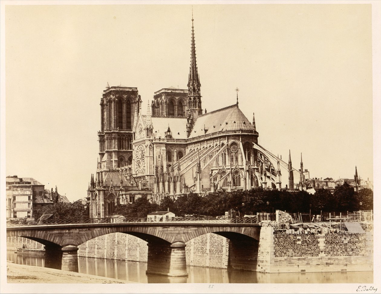 Notre-Dame (Apsis) av Édouard Baldus