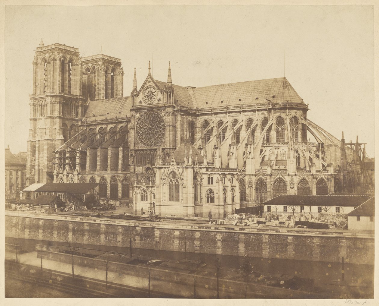 Notre-Dame-katedralen av Édouard Baldus