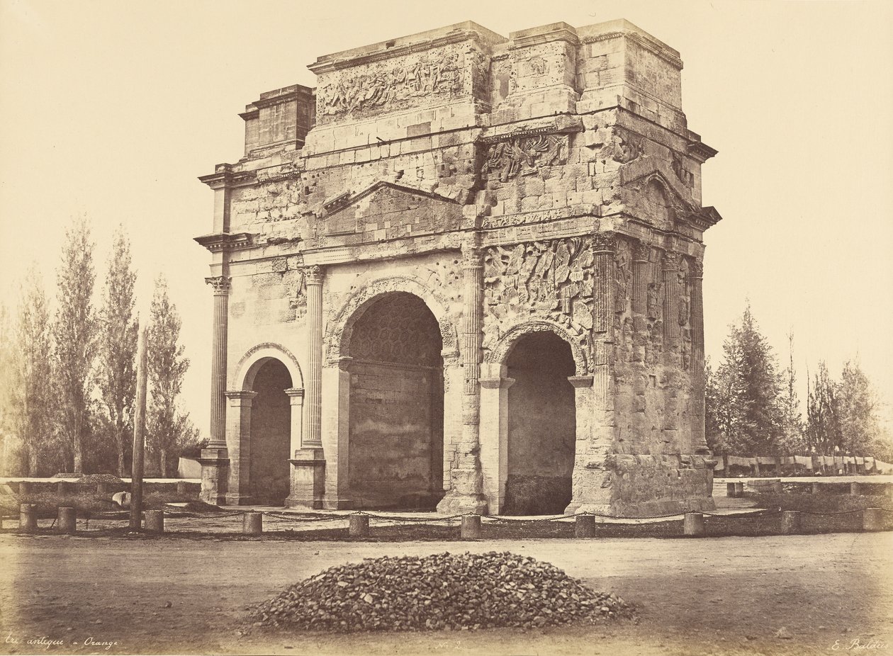 Romersk bue, Orange av Édouard Baldus