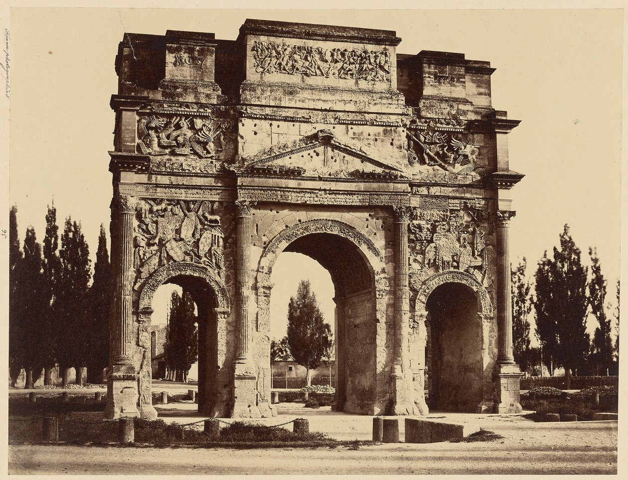 Romersk bue, Orange av Édouard Baldus