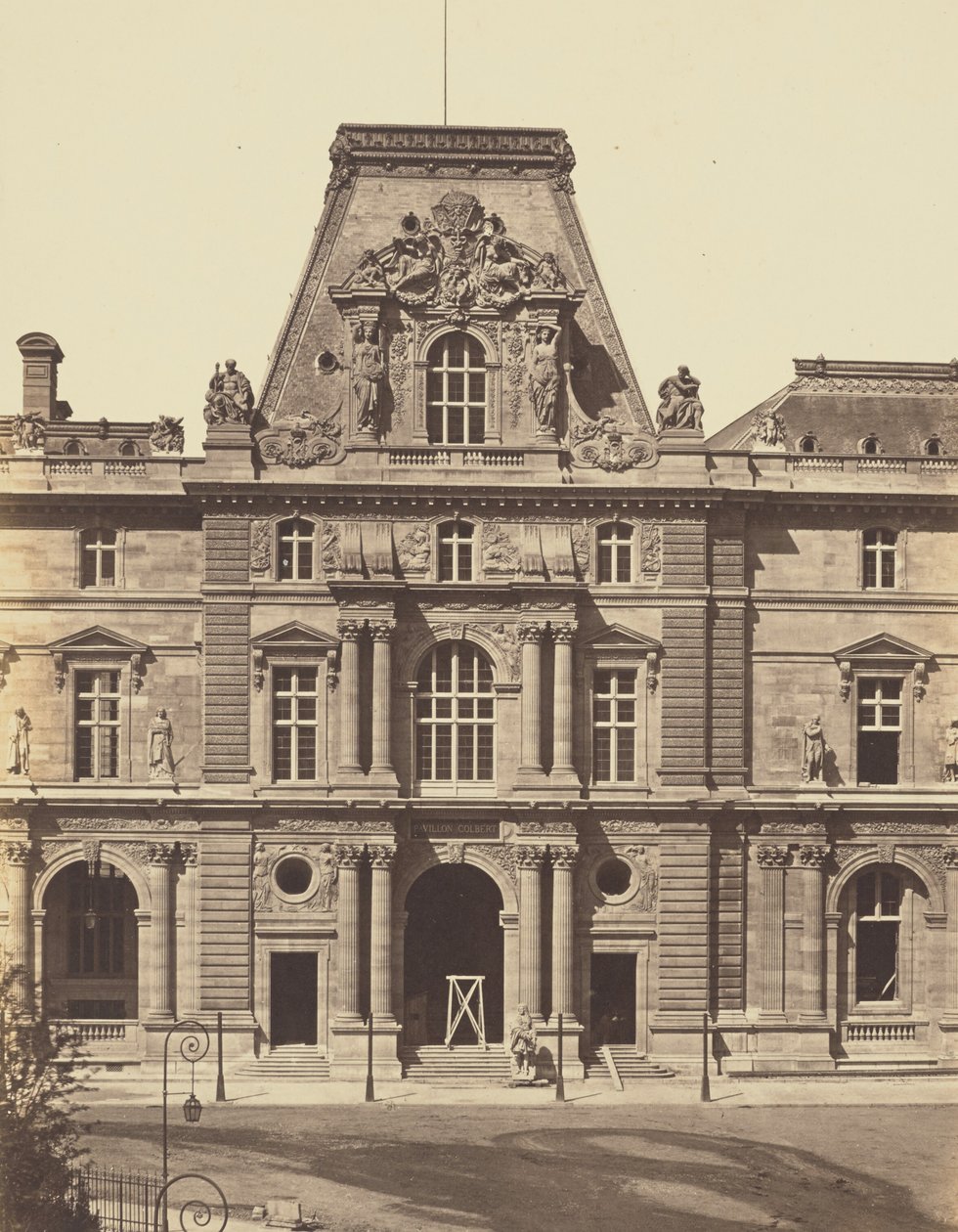 Pavillon Colbert, Louvre, Paris av Édouard Baldus