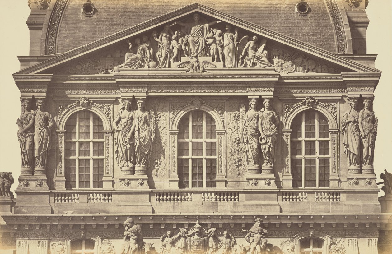 [Andre etasje i Pavillon Richelieu, Louvre, Paris] av Édouard Baldus