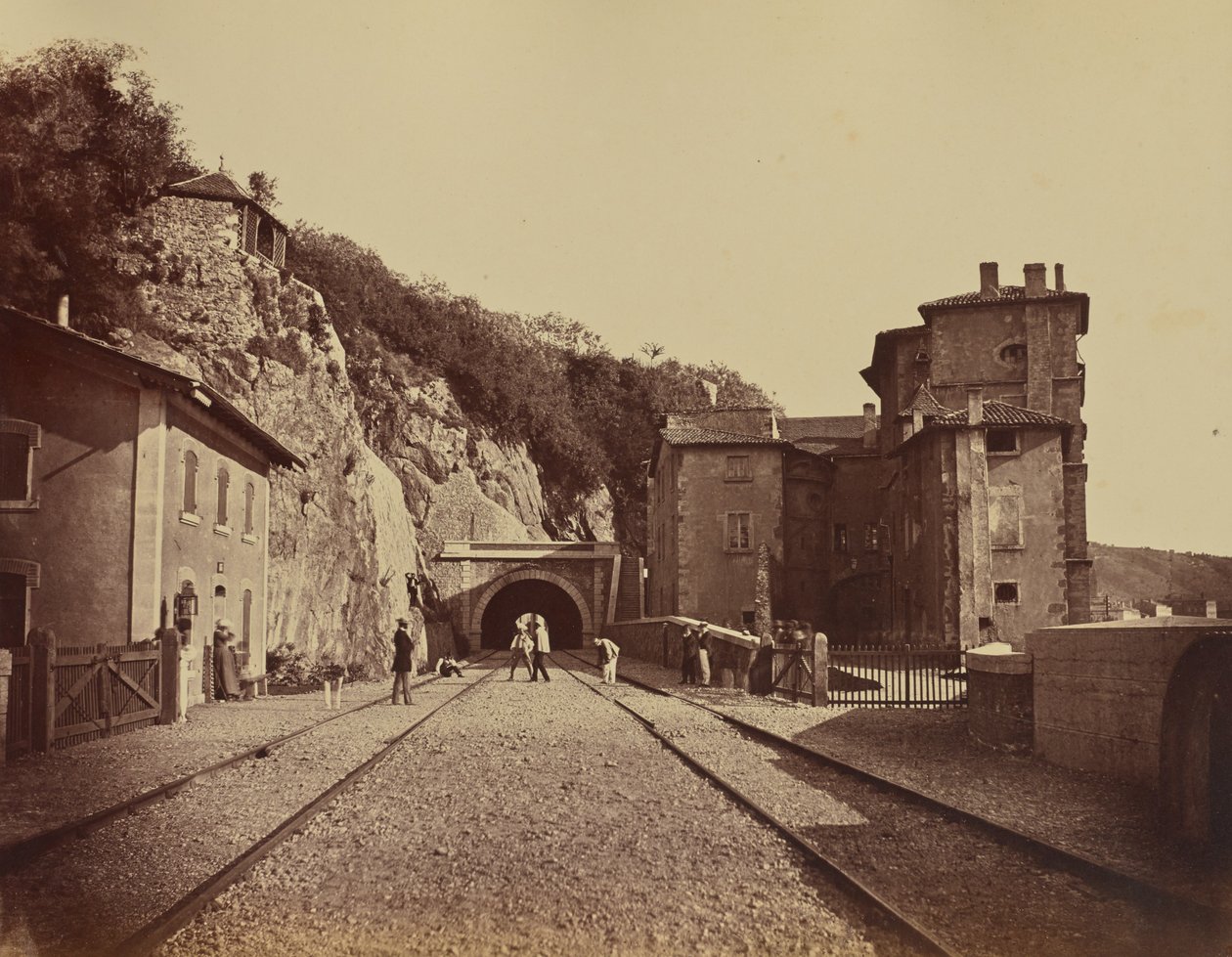 Wien. Undergrunnsbane av Édouard Baldus