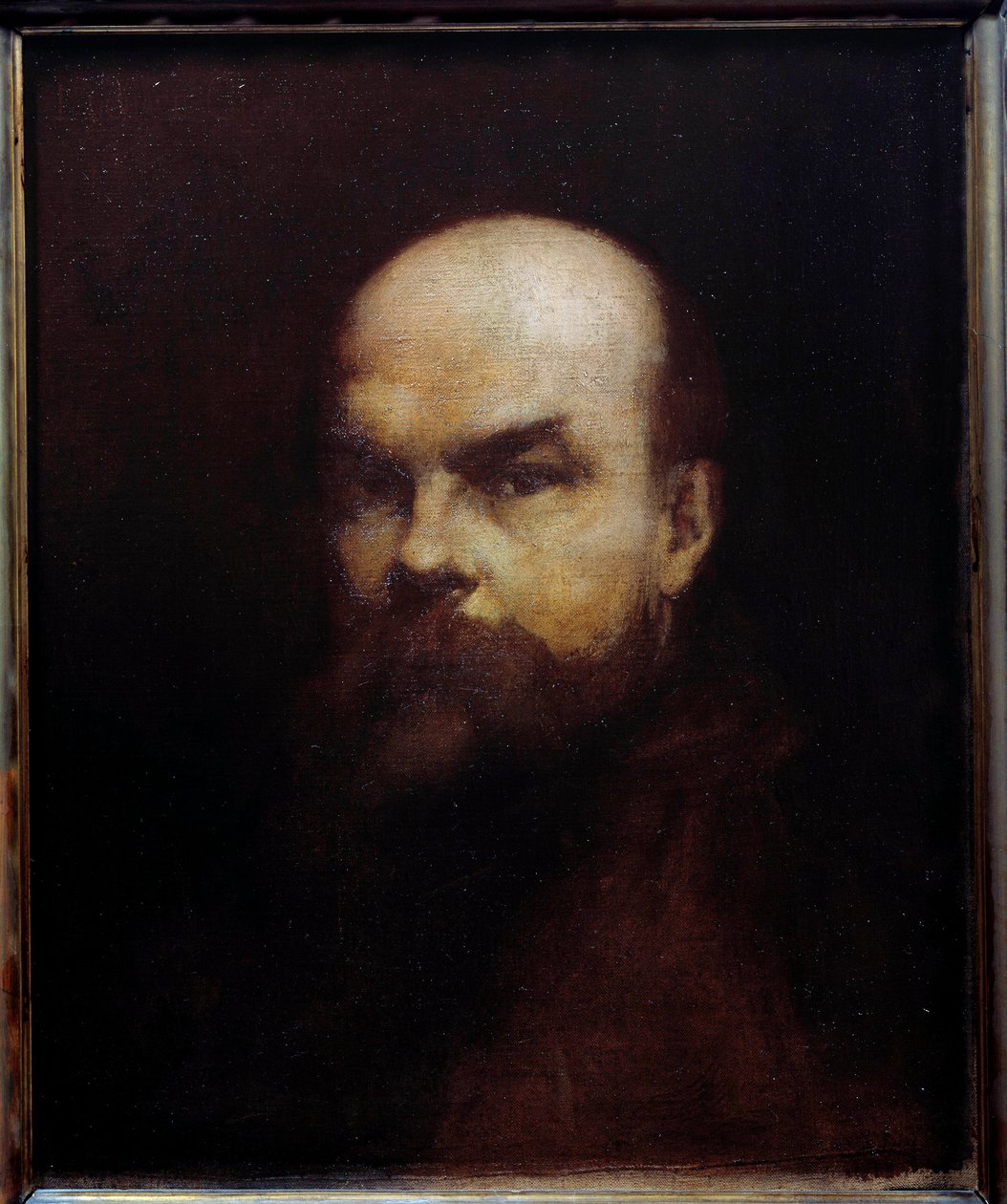 Portrett av den franske poeten Paul Verlaine (1844-1896) Maleri av Edouard Chantalat (1800-tallet) 1800-tallet Metz, musee des Beaux Arts av Edouard Chantalat