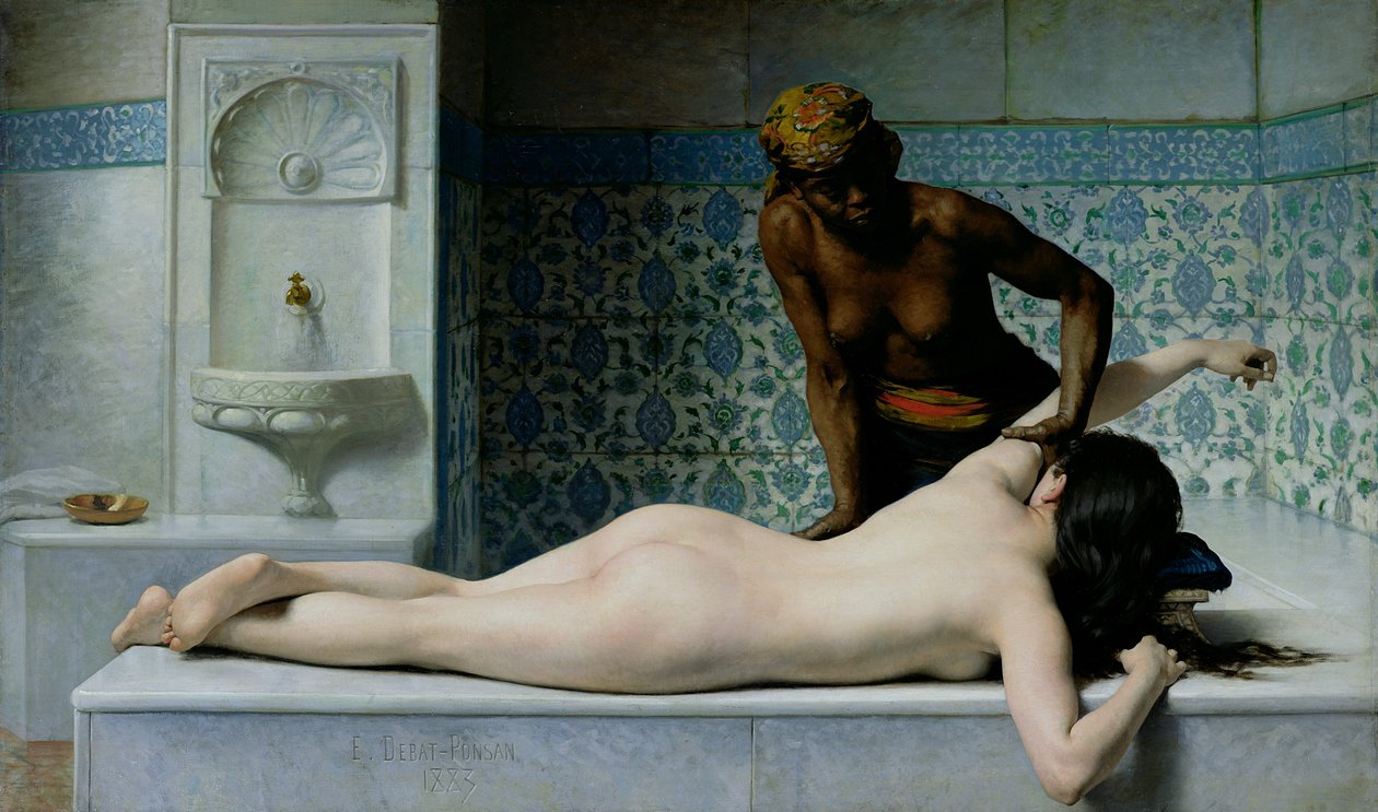Massasjen, 1883 av Edouard Debat Ponsan
