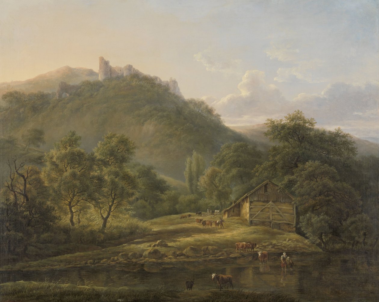 Ved elven Sambre av Edouard Delvaux
