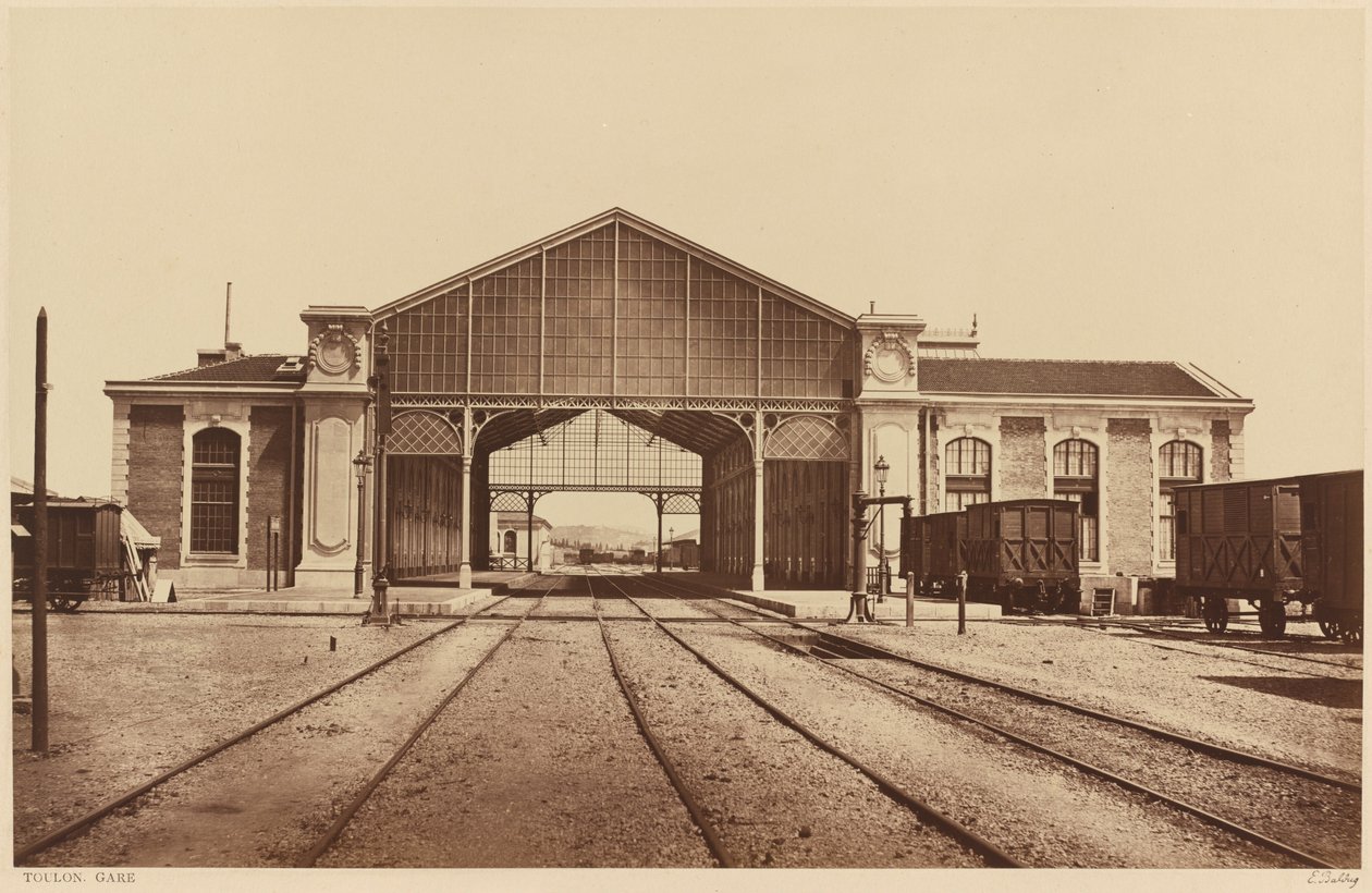 Toulon, Gare (Toulon, jernbanestasjon) av Edouard Denis Baldus
