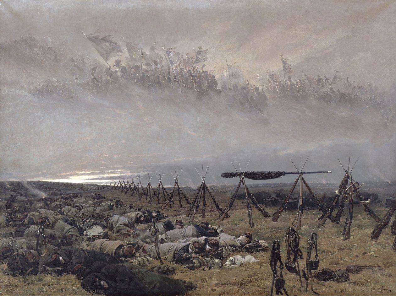 Drømmen, 1888 av Jean Baptiste Edouard Detaille