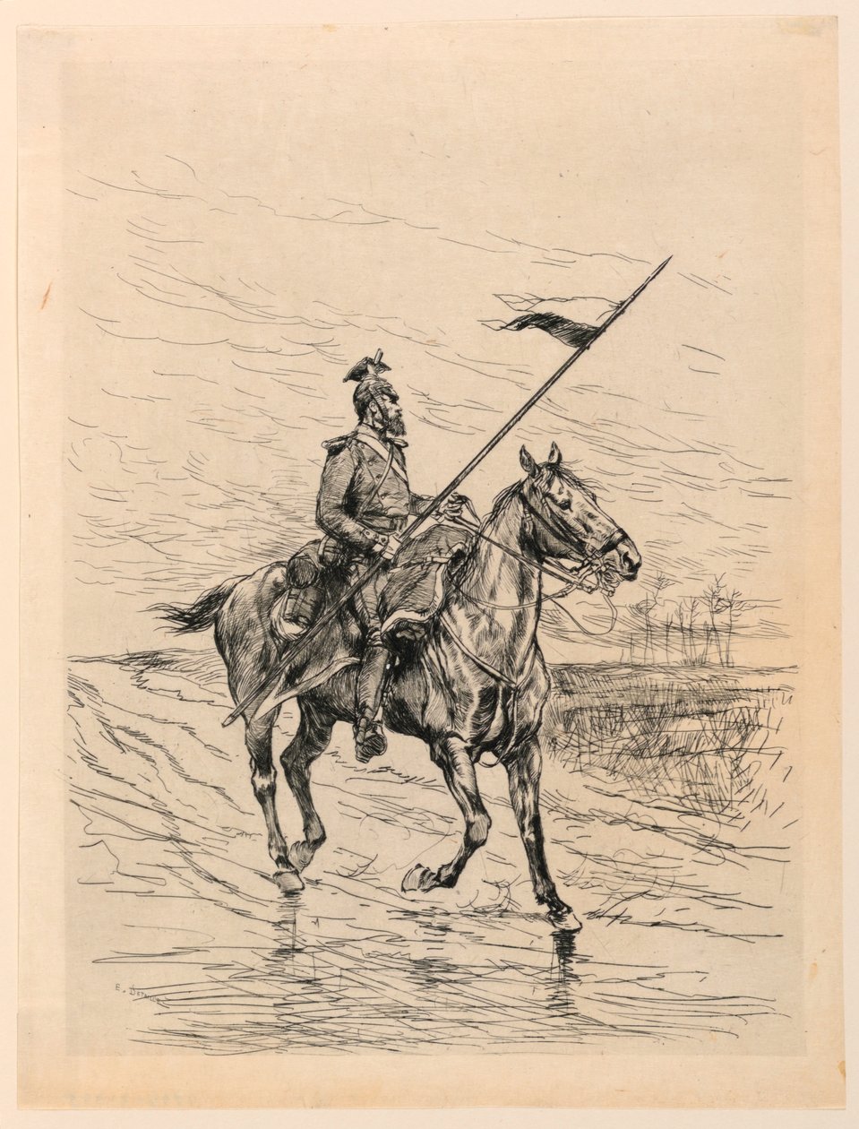 en uhlan av Edouard Detaille