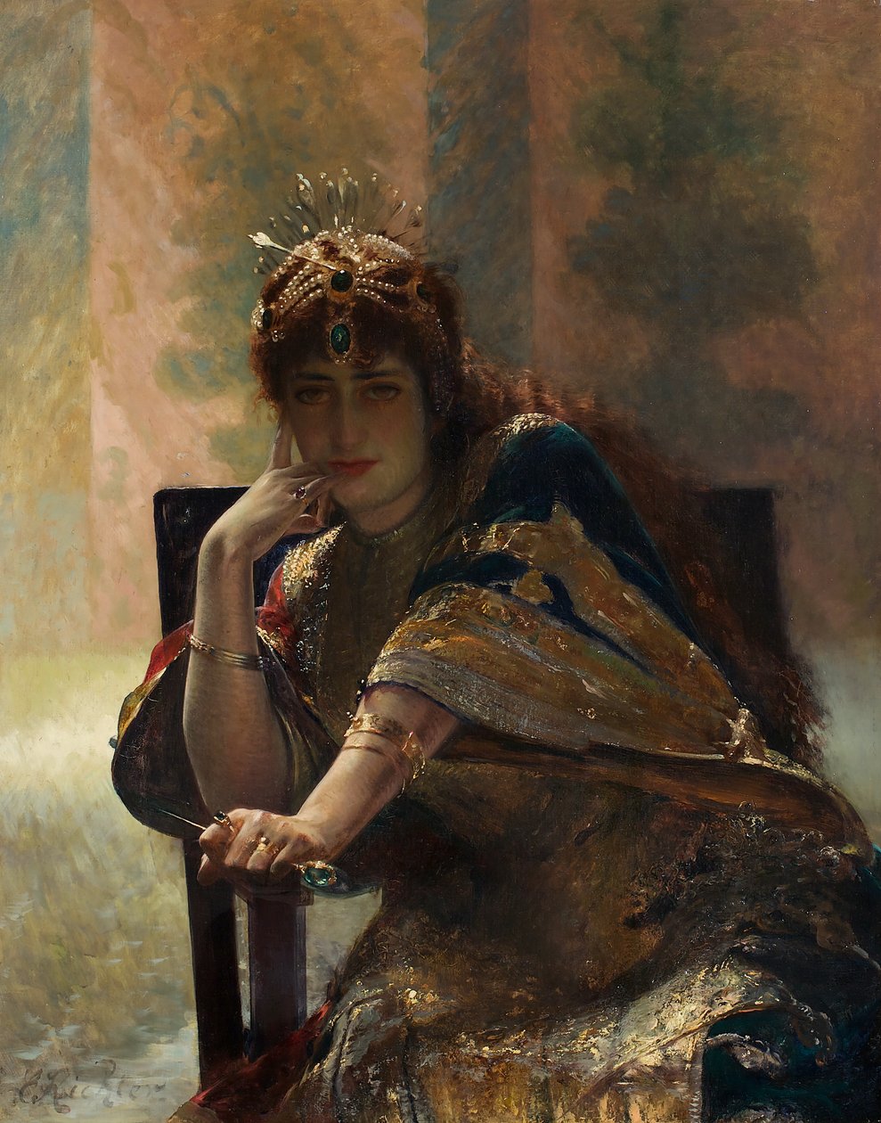 orientalsk av Edouard Frederic Wilhelm Richter