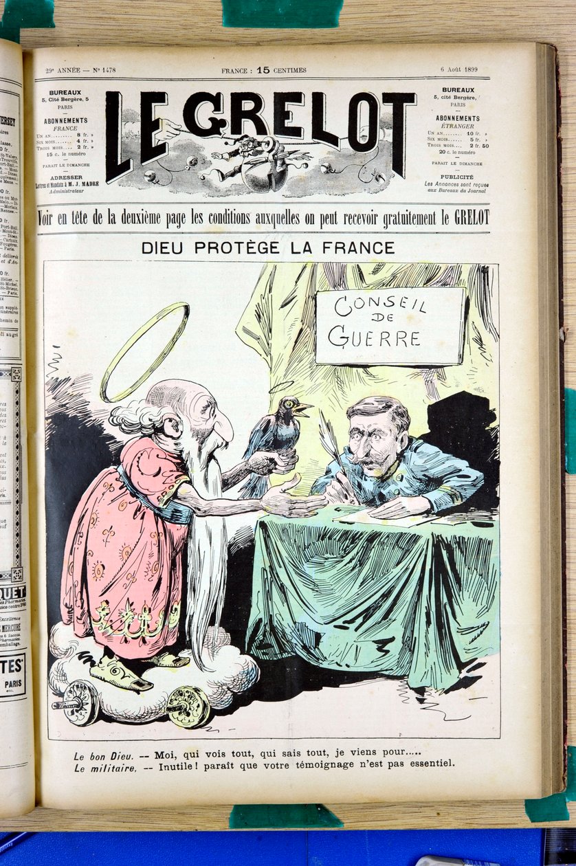 Omslag til ""Le Grelot"", nummer 1478, Satirisk i farger av Edouard Guillaumin Pepin