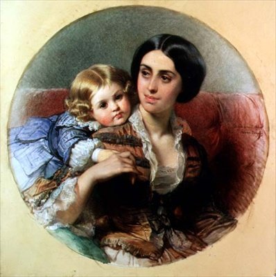 Mors ømhet av Edouard Louis Dubufe