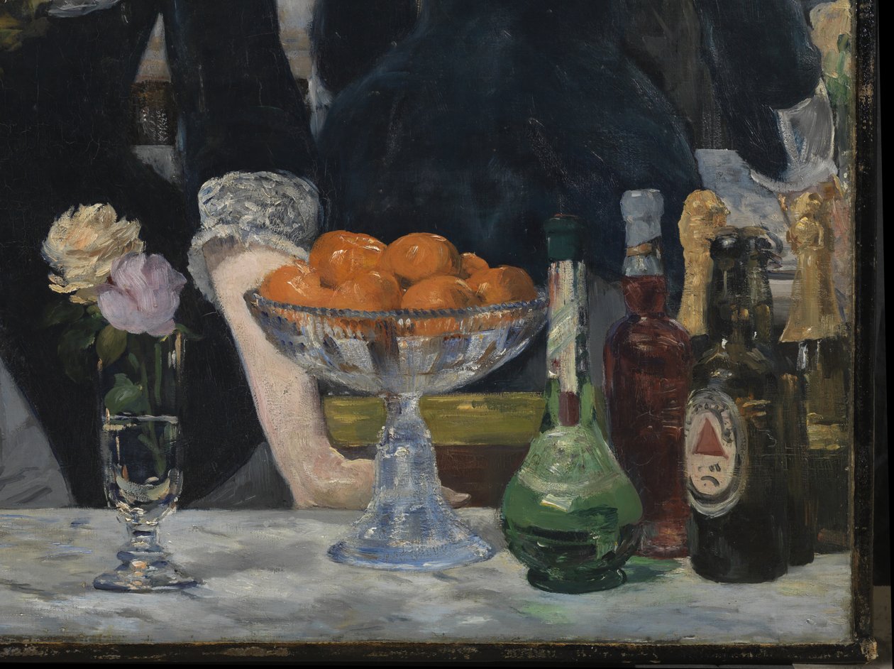 A Bar at the Folies-Bergere, 1881-82 (detalj av 2536) av Édouard Manet
