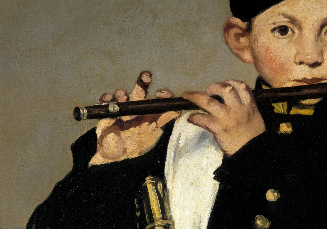 En fløytespiller. Detalj. Maleri av Edouard Manet av Édouard Manet