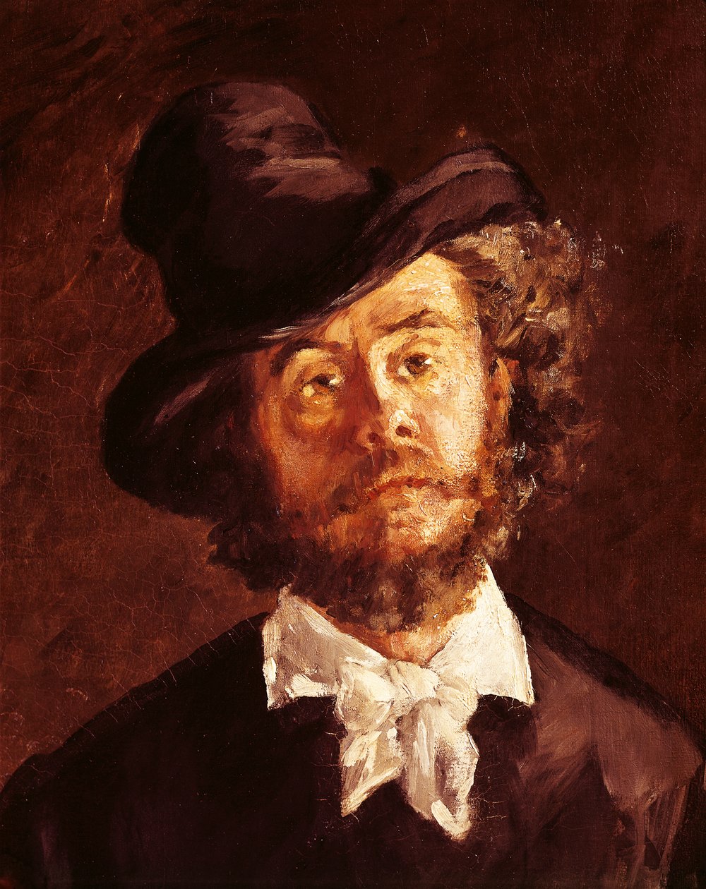 Kunstner (portrett av maleren, Marcellin Desboutin) av Édouard Manet
