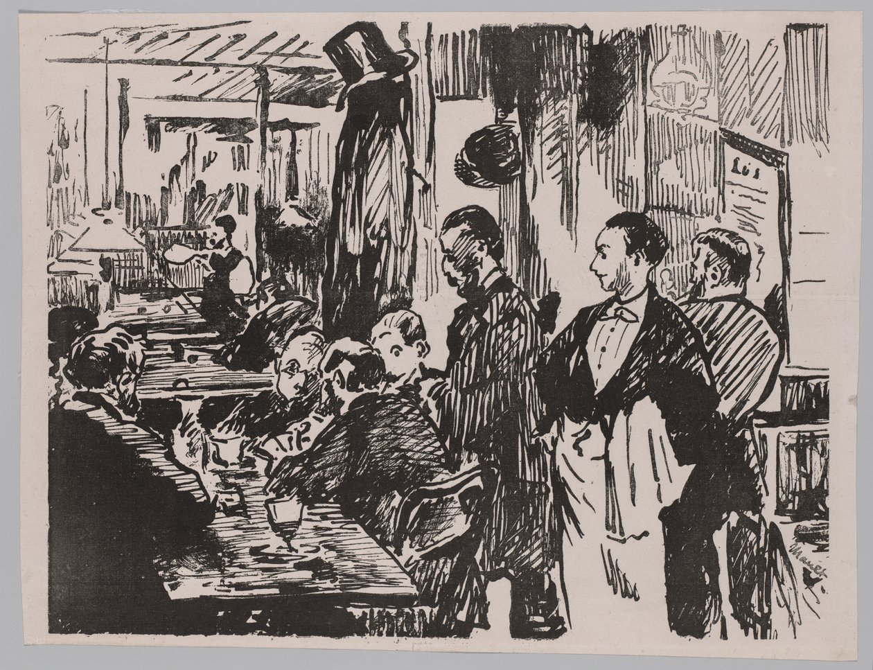 På cafeen av Édouard Manet