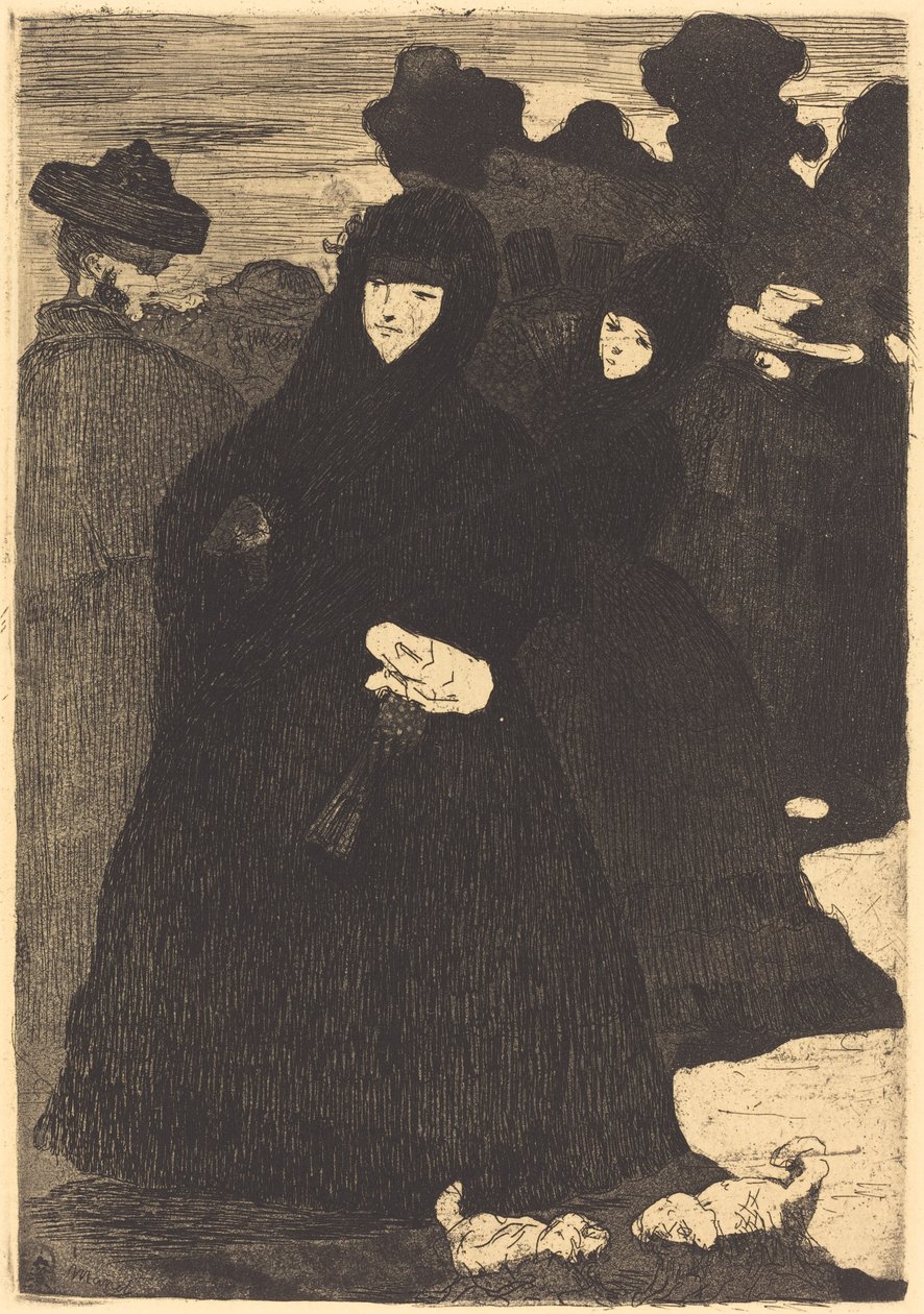 På Prado (Au Prado) av Édouard Manet