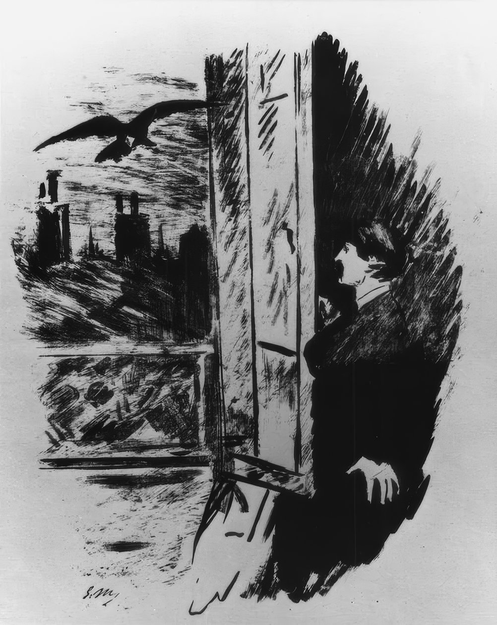Jeg var vindusporten ... av Édouard Manet