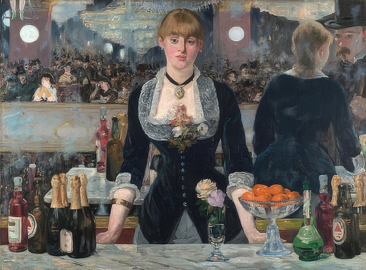 Bar i den Folies-Bergère. 1881-82 av Édouard Manet