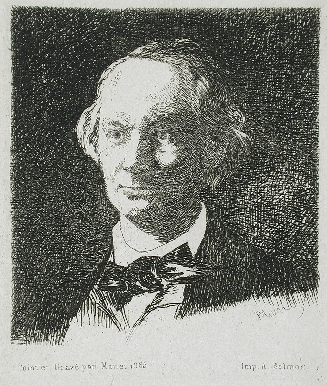 Baudelaire forfra av Édouard Manet