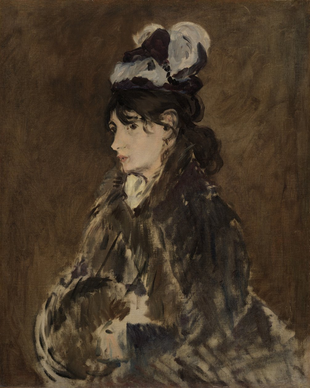 Berthe Morisot, ca. 1873 av Édouard Manet