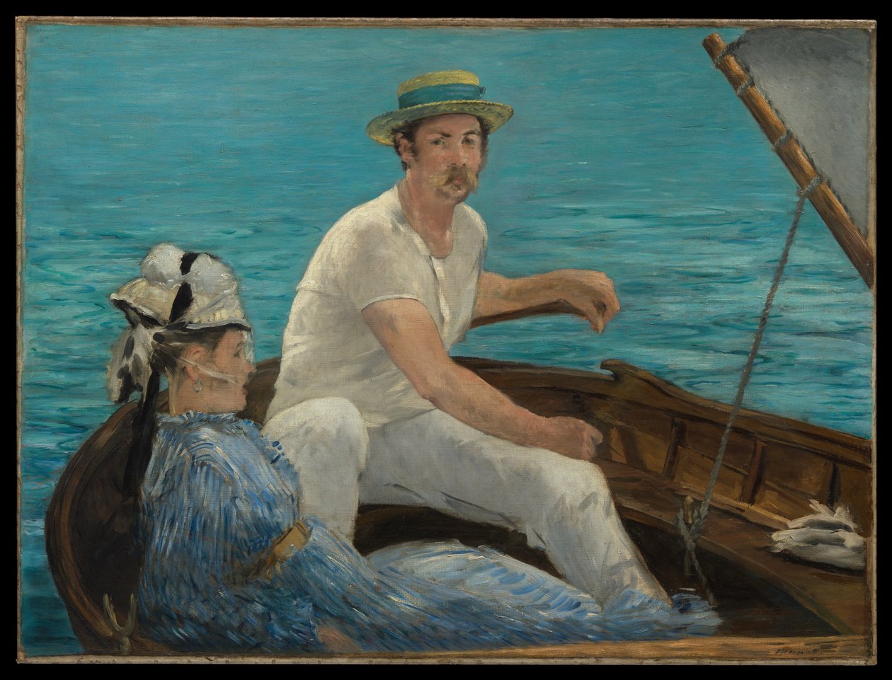 Båtliv av Édouard Manet