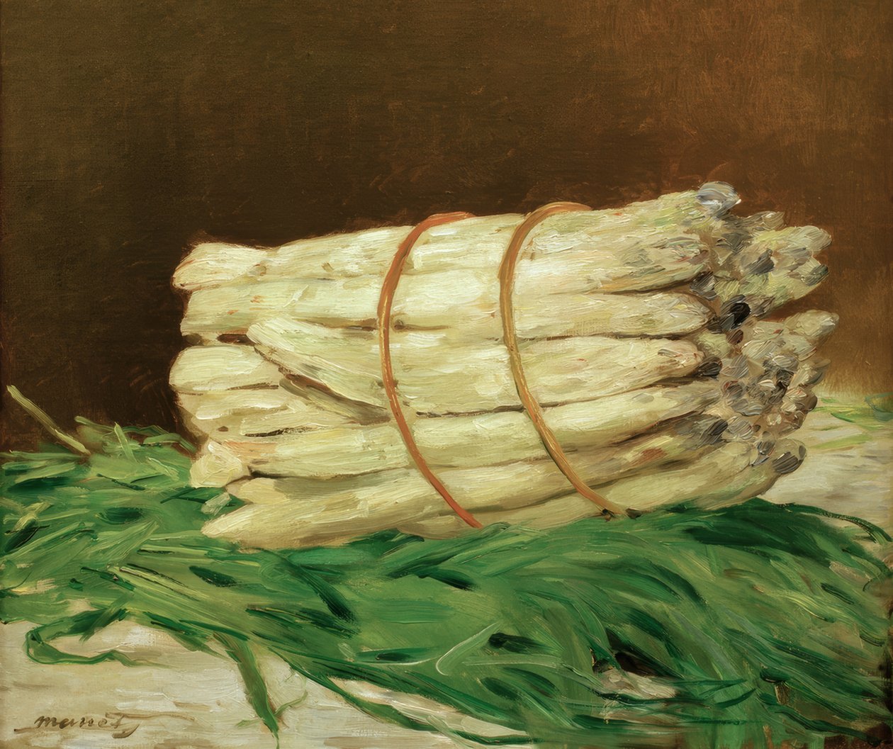 En haug med asparges av Édouard Manet
