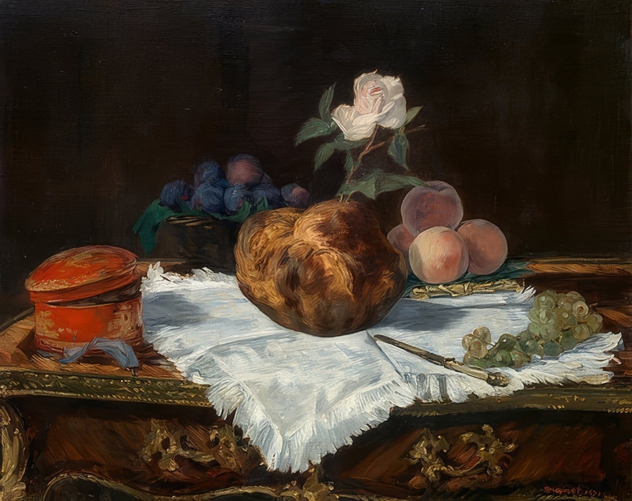 Brioche. 1870 av Édouard Manet