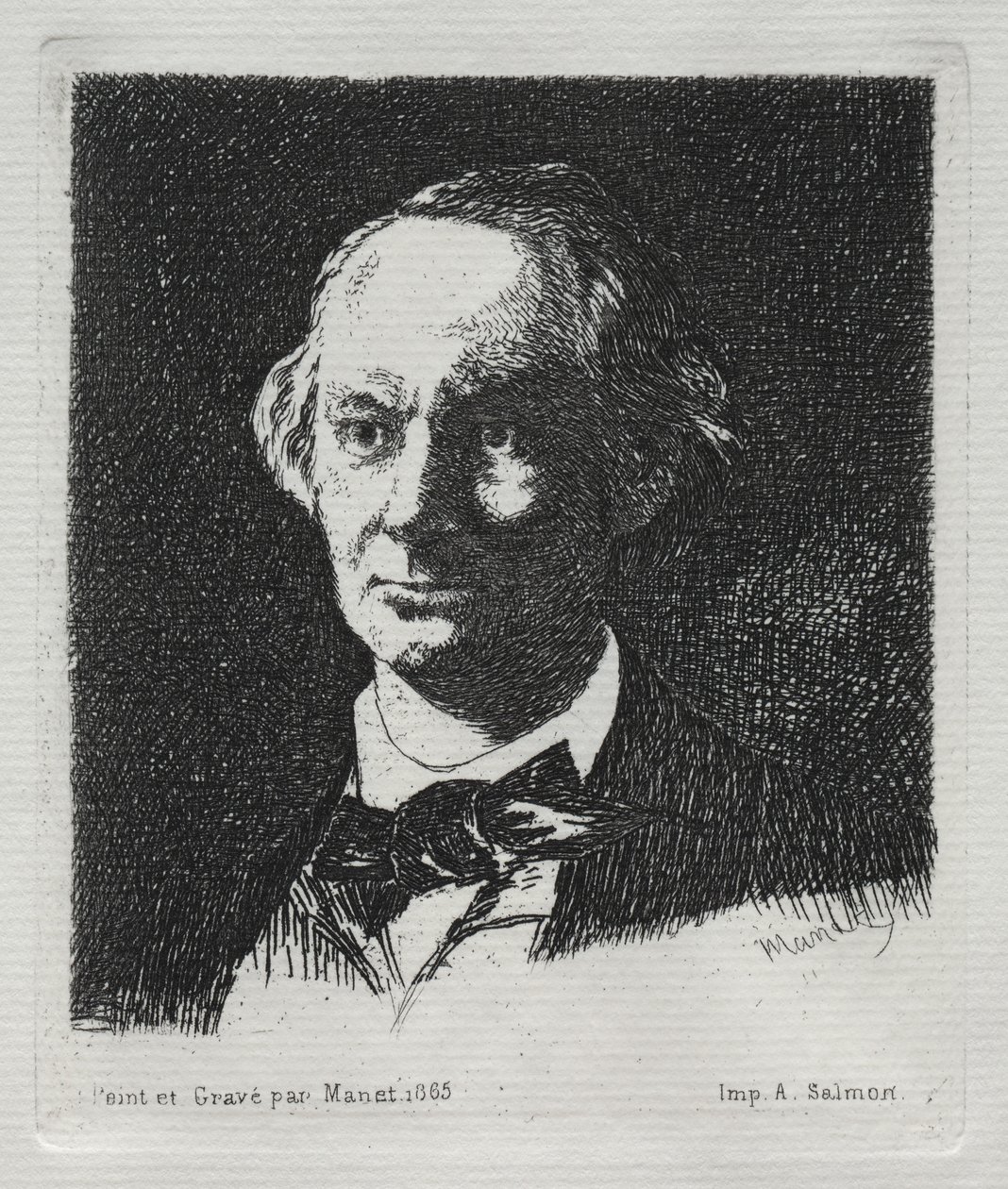 Charles Baudelaire av Édouard Manet