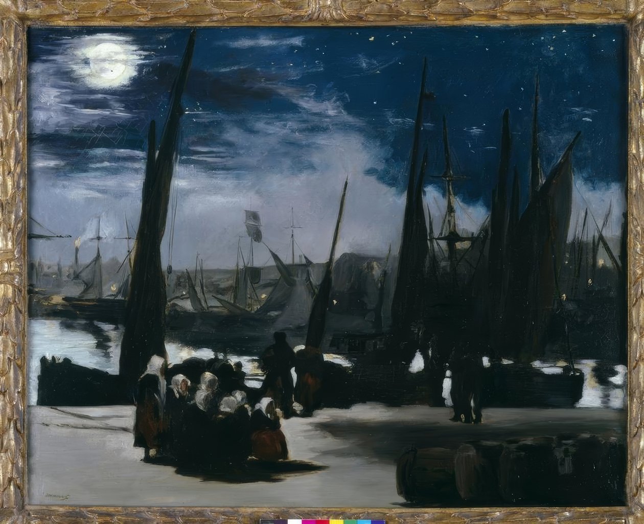 Måneskinn over havnen i Boulogne av Édouard Manet