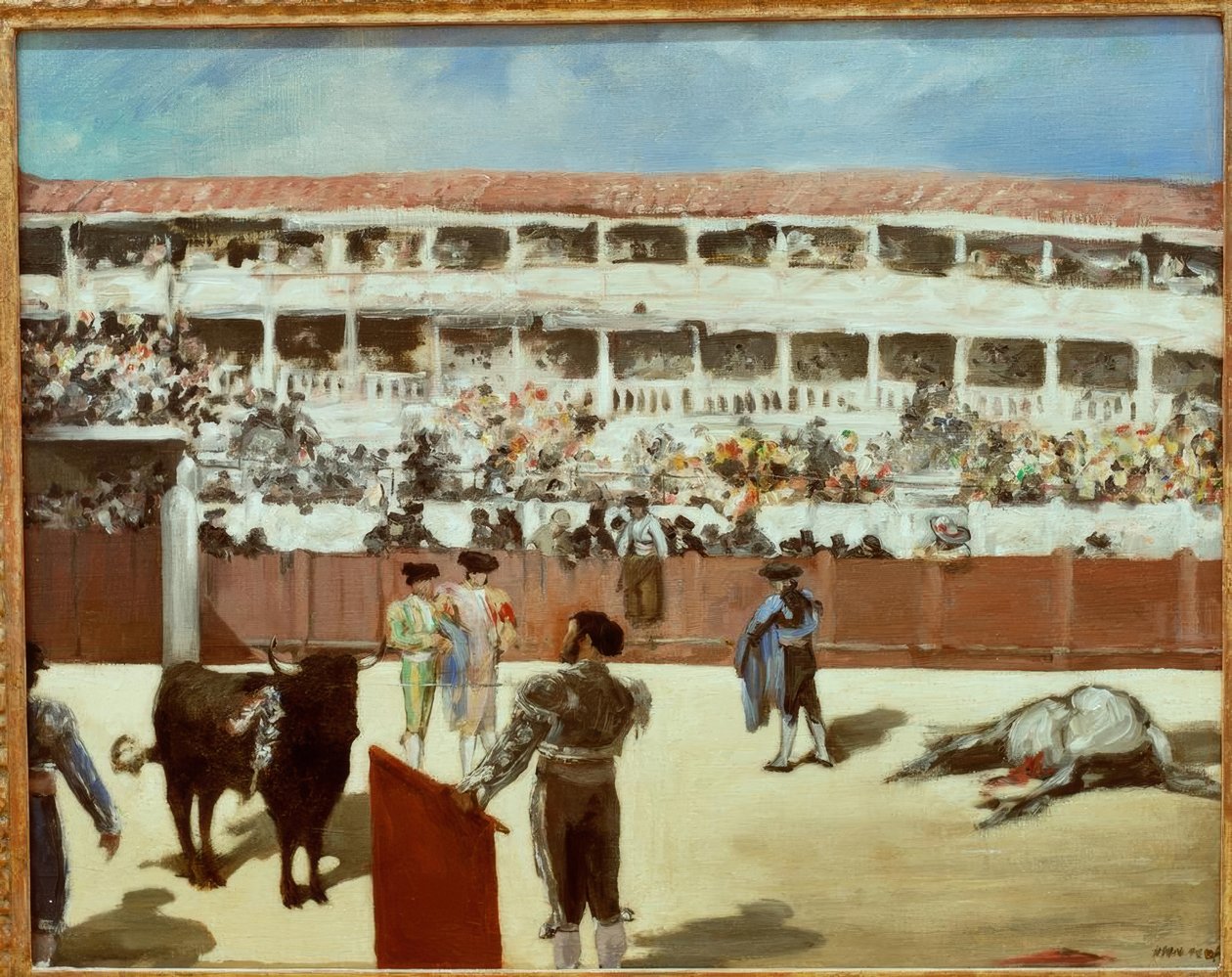 Oksekamp av Édouard Manet