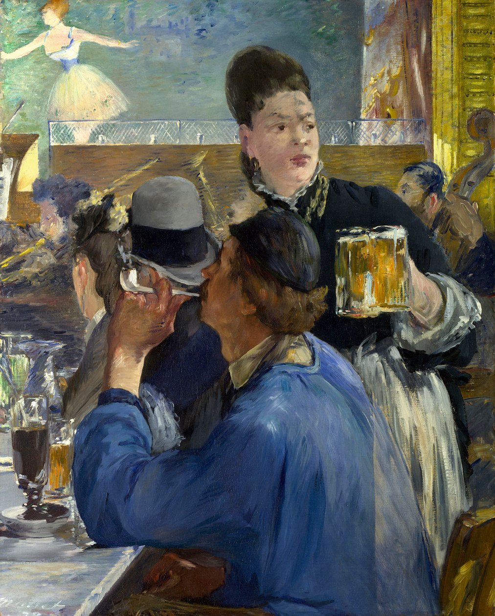Hjørne av en kafé-konsert av Édouard Manet