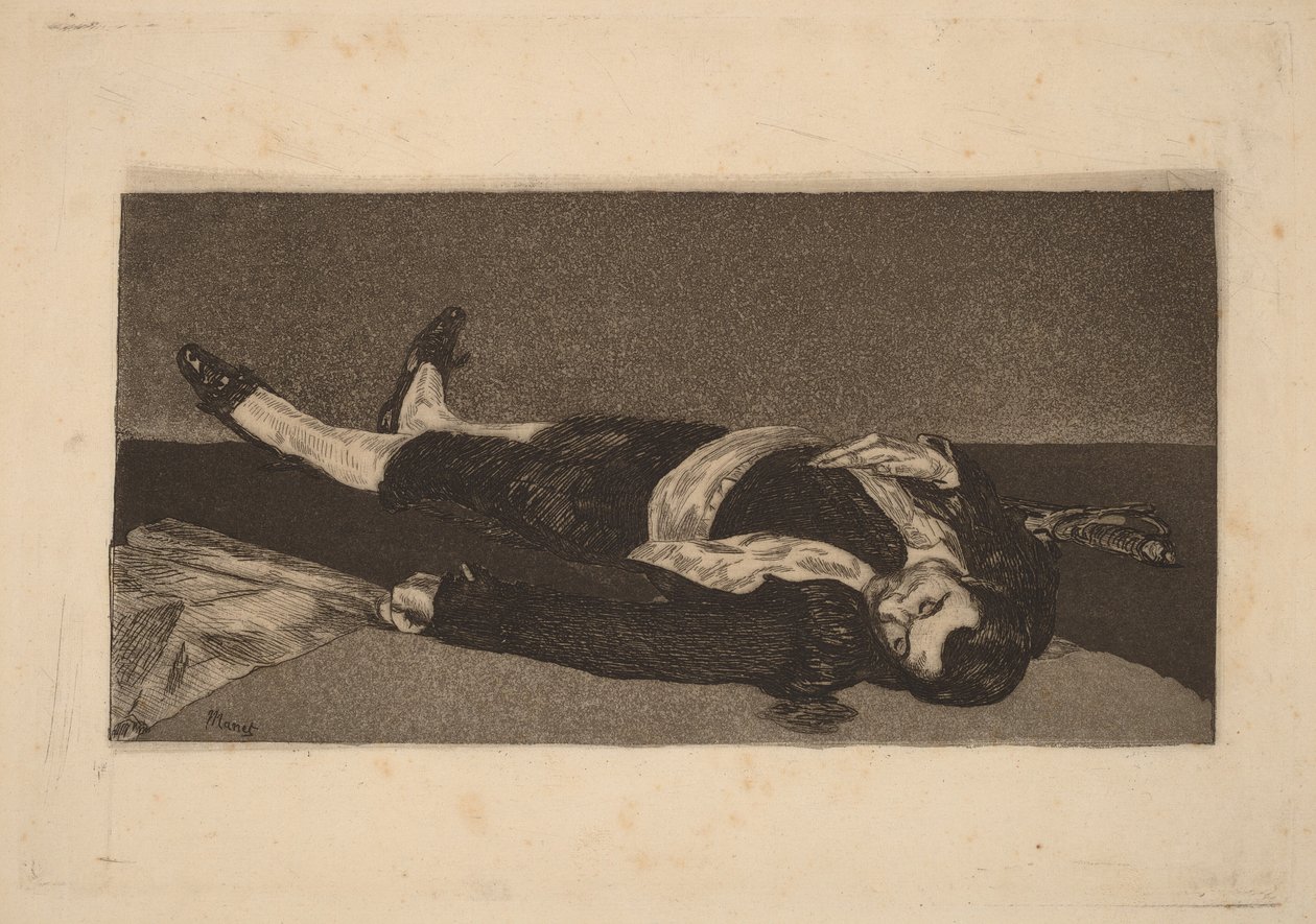 Død toreador av Édouard Manet